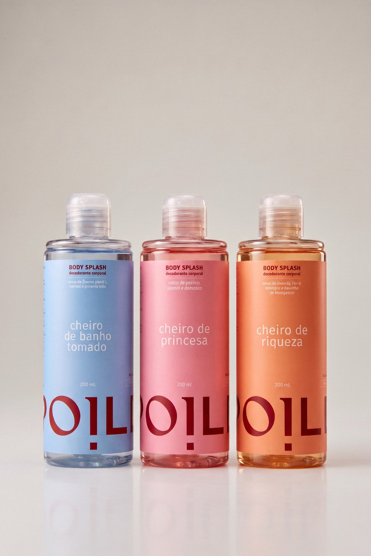Kit 3 Refis: Riqueza, Banho Tomado e Princesa (200ml)