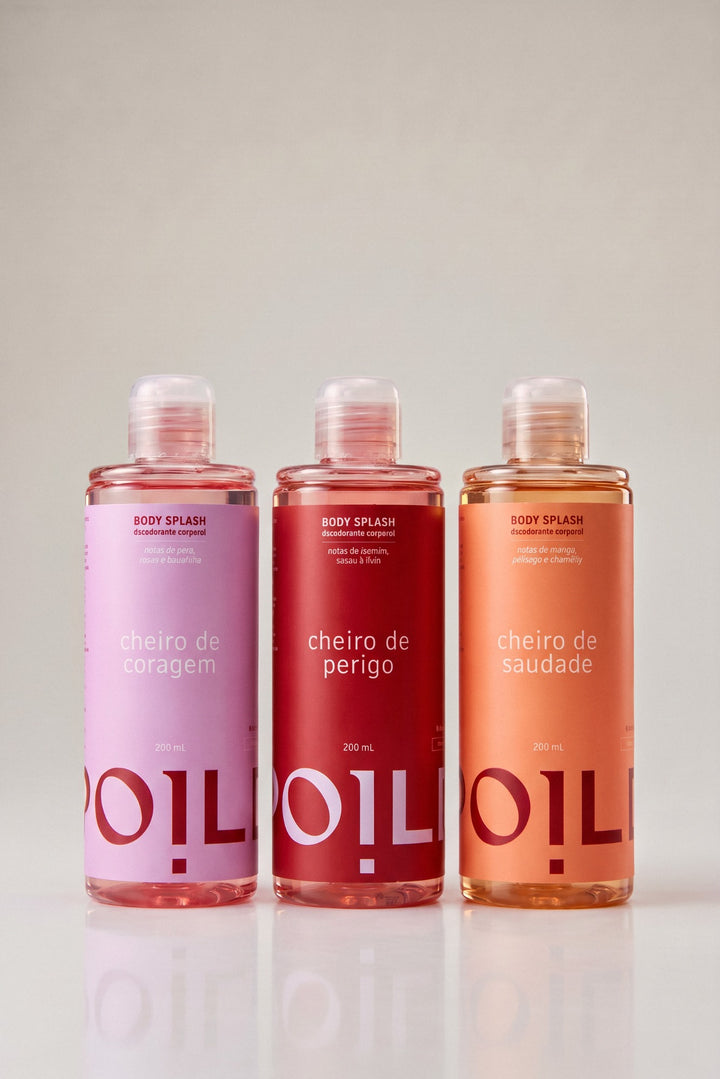 Kit 3 Refis: Perigo, Coragem e Saudade (200ml)
